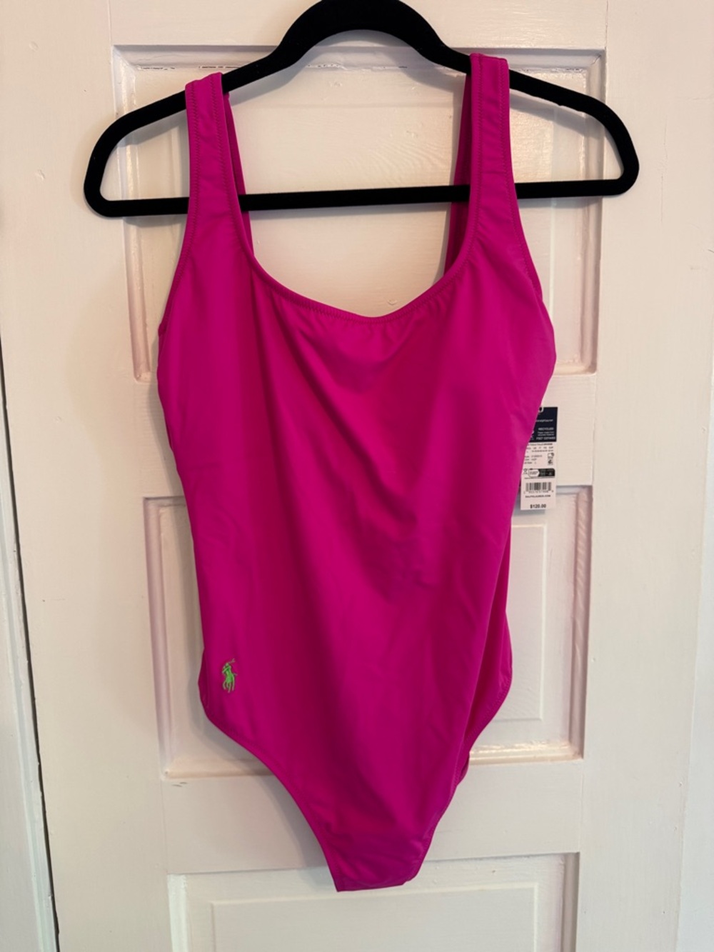 Ralph Lauren Polo Hot Pink One-Piece Swimsuit